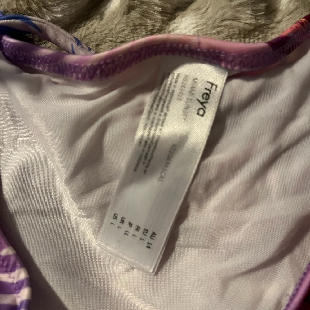 Freya Miami sunset bikini set top size 36I US or 36G UK and bottoms size large - Picture 4 of 8